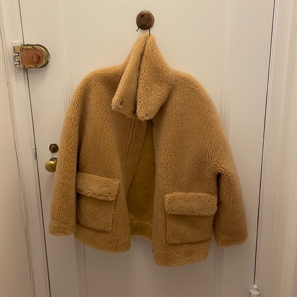 Zara lined Sherpa jacket - Picture 2 of 4
